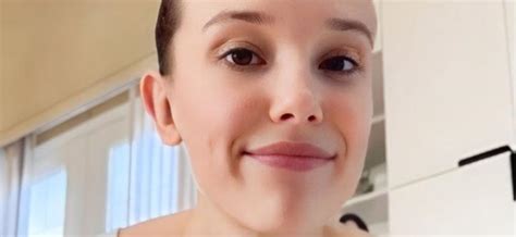 Millie Bobby Brown Frees The Nipple In Skimpy Pajamas